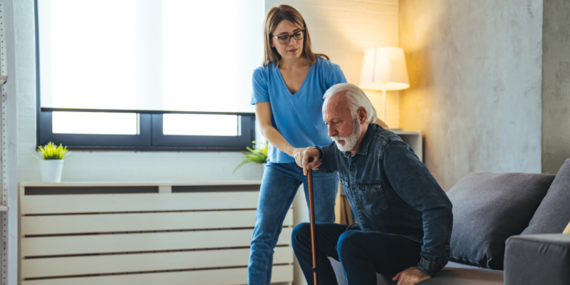 Safe Lifting Techniques for Assisting a Loved One from a Chair