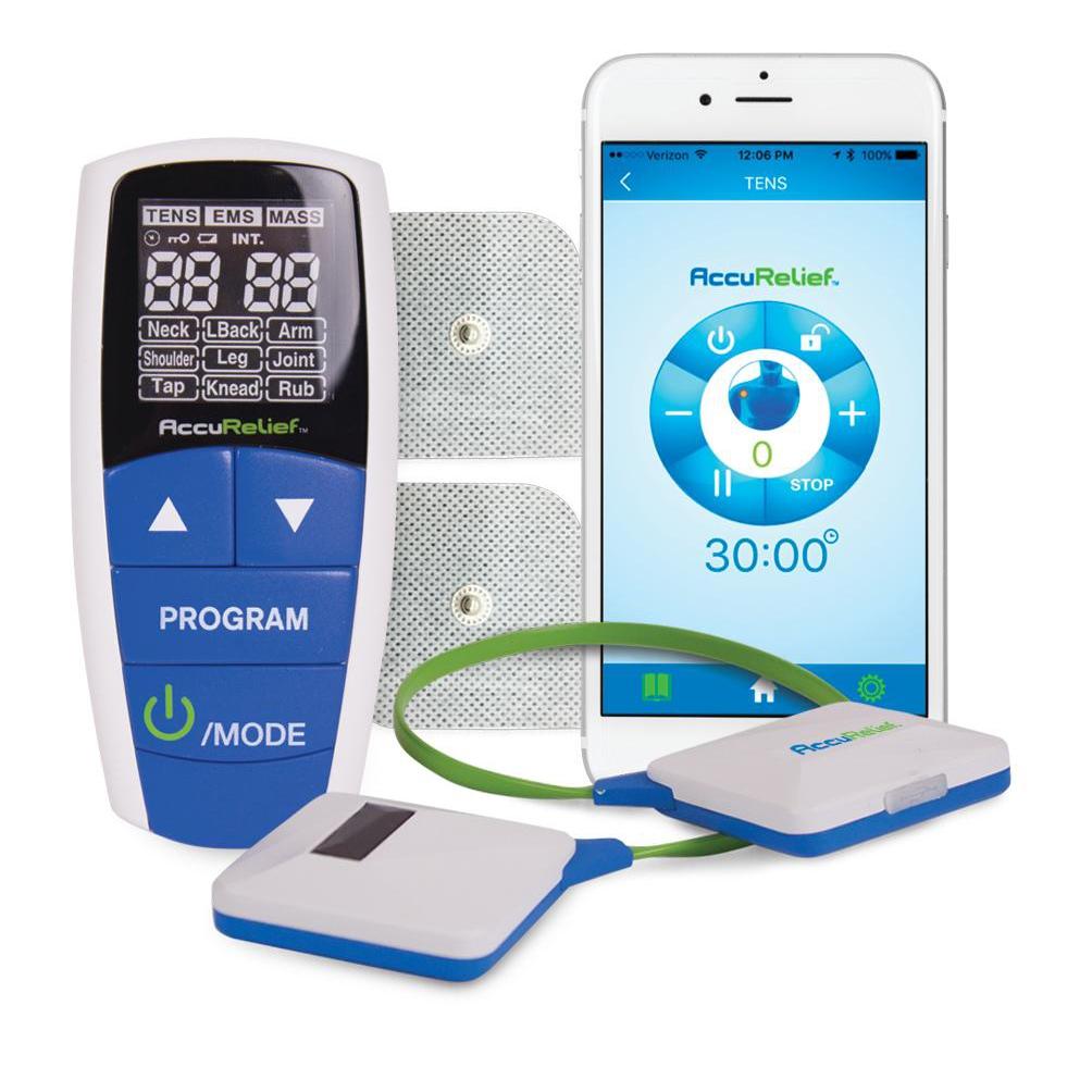 AccuRelief™ Wireless Pain Relief Device With Remote and Mobile App Image of AccuRelief™ Wireless Pain Relief Device With Remote and Mobile App product