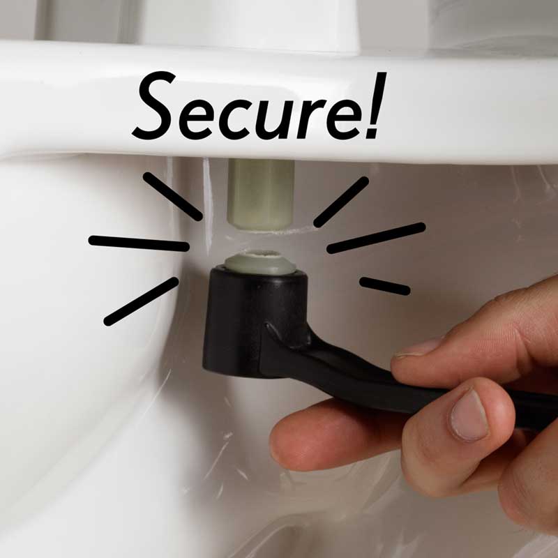 Clean Shield Elevated Toilet Seat 3 Image of Clean Shield Elevated Toilet Seat 3 product
