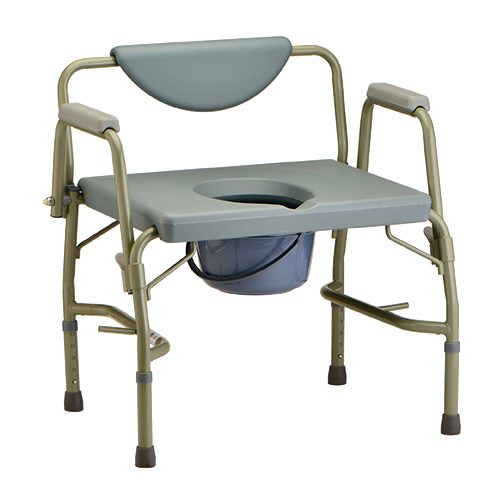 Image of Heavy Duty Commode with Drop-Arm & Extra Wide Seat product