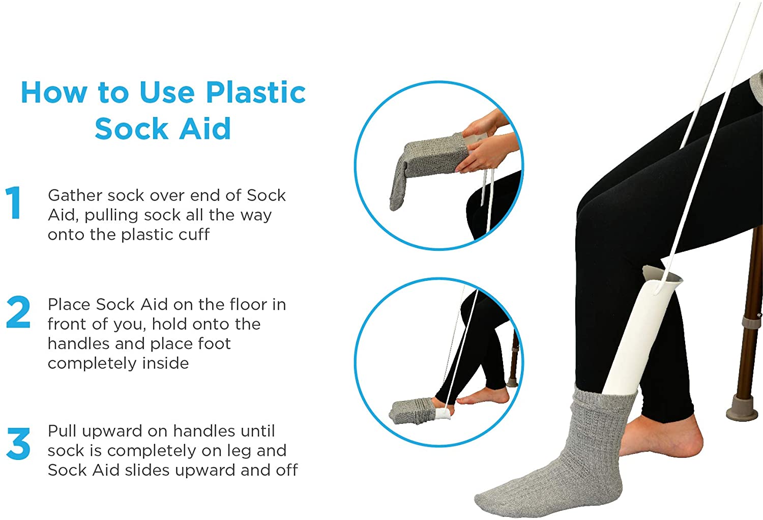 Plastic Sock Aid Nova CarePro Health Services