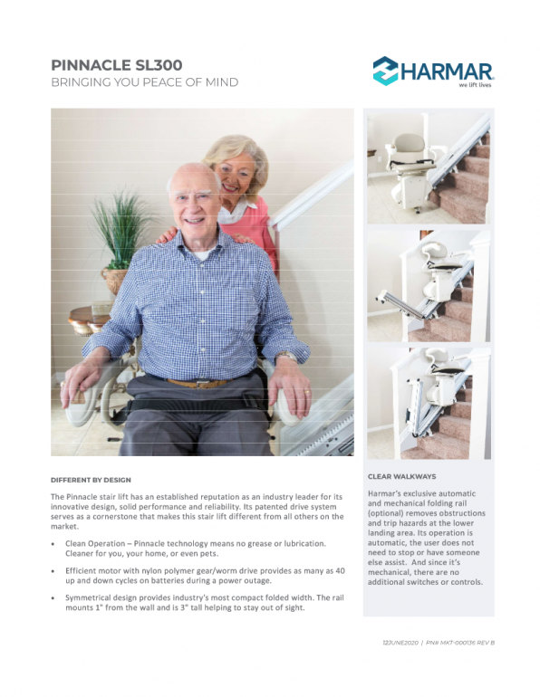 Image of Harmar SL300 Pinnacle Stair Lift 2 product