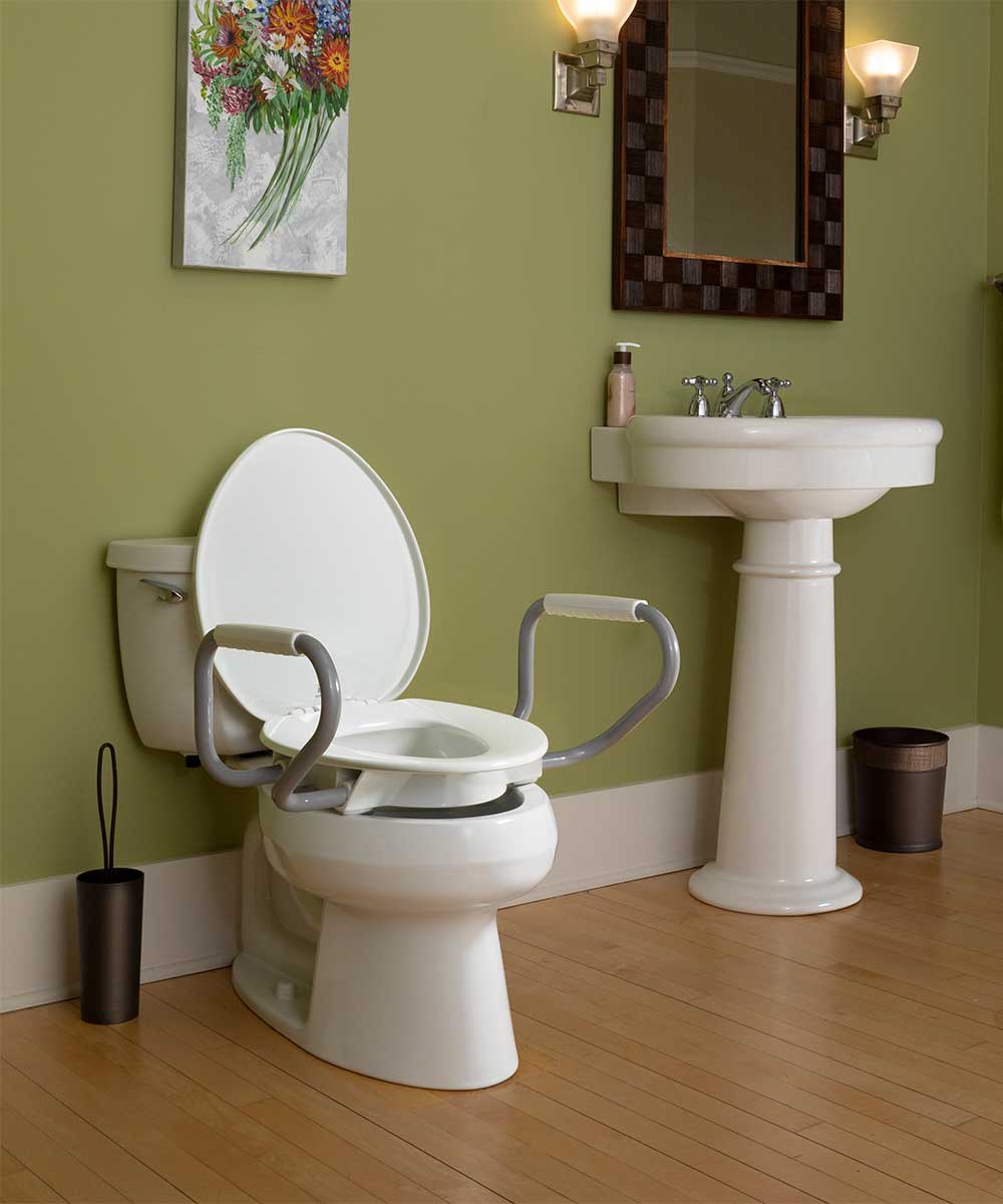 Support Arms for Clean Shield Elevated Toilet Seat Image of Support Arms for Clean Shield Elevated Toilet Seat product